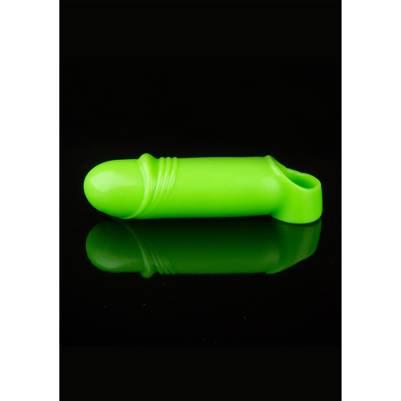 Smooth Thick Stretchy Penis Sheath - Glow in the Dark