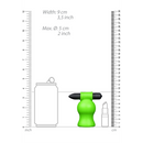 Masturbateur Vibrant avec Tête - Brille dans le Noir