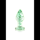 Plug Anal en Verre - Brille dans le Noir - Grand