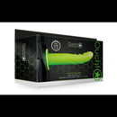 Gode Ceinture Texturé Courbé Luminescent dans le Noir - 8 / 20 cm - Vert Néon