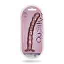 Dildo en silicone G-spot à perles - 8'' / 20,5 cm - Rose Gold