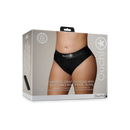 String Vibrant avec Sangles de Fessier Amovibles - XL/XXL - Noir