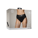 String vibrant avec sangles de fesses amovibles - XS/S - Noir