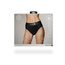 String vibrant avec sangles de fesses amovibles - XS/S - Noir