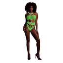 Body avec encolure grecque - Taille unique - Vert néon