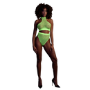 Col Roulé et Jupe Haute - Taille Unique - Vert Néon