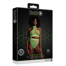 Col Roulé et Jupe Haute - Taille Unique - Vert Néon