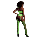 Ensemble Deux Pièces avec Top Court et Bas - Taille Unique - Vert Néon