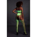 Ensemble Deux Pièces avec Top Court et Bas - Taille Unique - Vert Néon