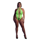 Body taille haute - Grande taille - Vert fluo