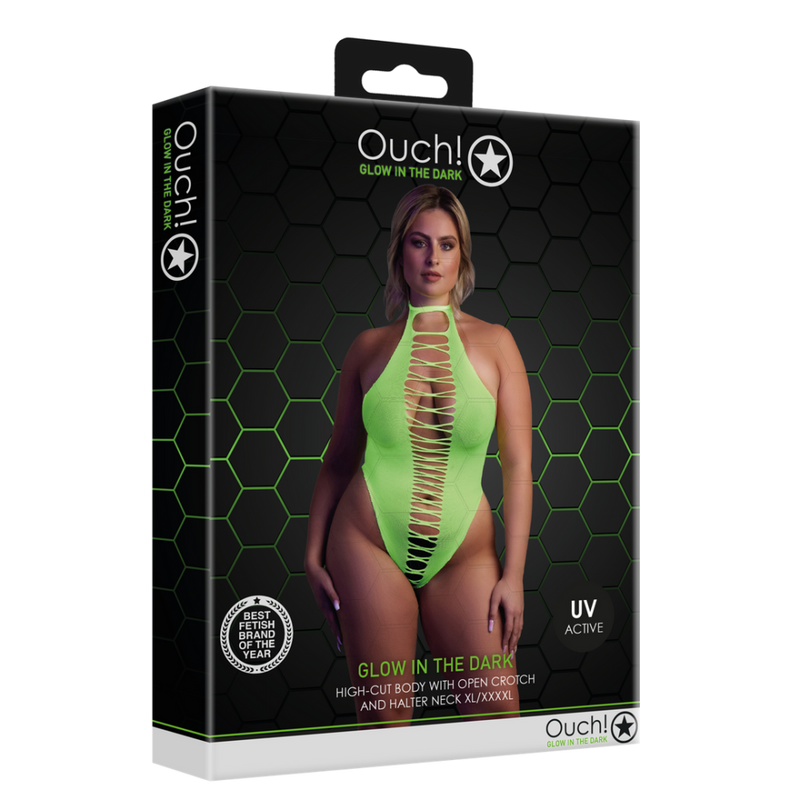 High-Cut Body - Plus Size - Neon Green