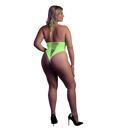Body taille haute - Grande taille - Vert fluo