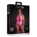 Body taille haute - Grande taille - Rose fluo