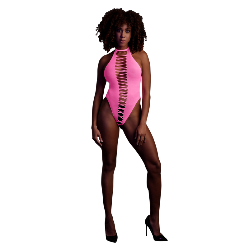 High-Cut Body - One Size - Neon Pink