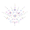 Autocollants de Bijoux Corporels - Poitrine