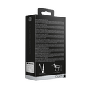 Sangle en Silicone Double Rayée - Ajustable - Noir