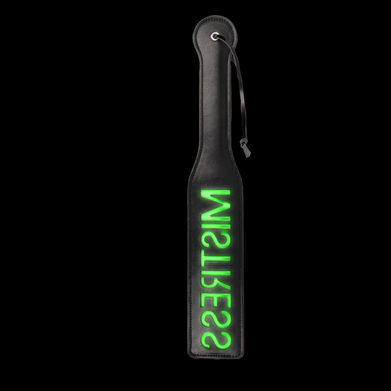 Mistress Paddle - Glow in the Dark - Neon Green