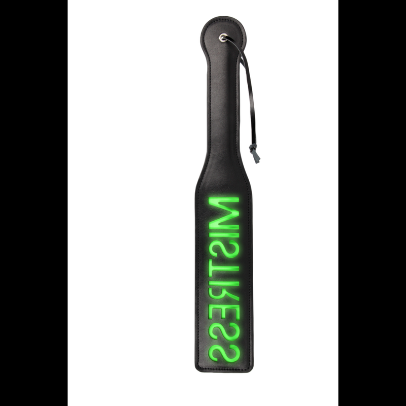 Mistress Paddle - Glow in the Dark - Neon Green