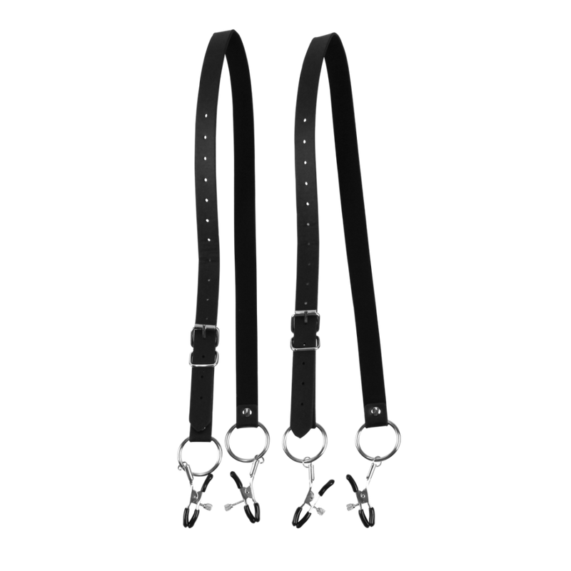 Labia Spreader with Clamps - Black