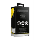 Harnais de tête avec boule de gag solide - Noir