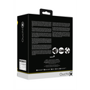 Harnais de tête masqué avec boule en silicone solide - Noir