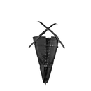 Menottes de bras à manches complètes à lacets - Noir