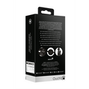 Harnais de tête avec couverture buccale et boule en silicone respirante - Noir