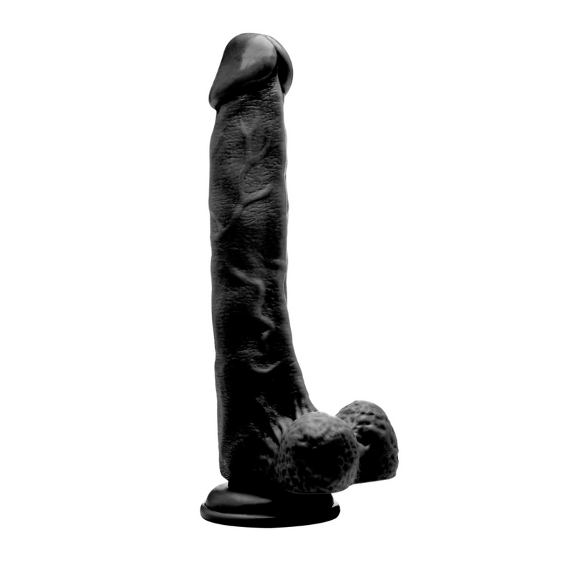 Realistic Cock with Scrotum - 10 / 25 cm