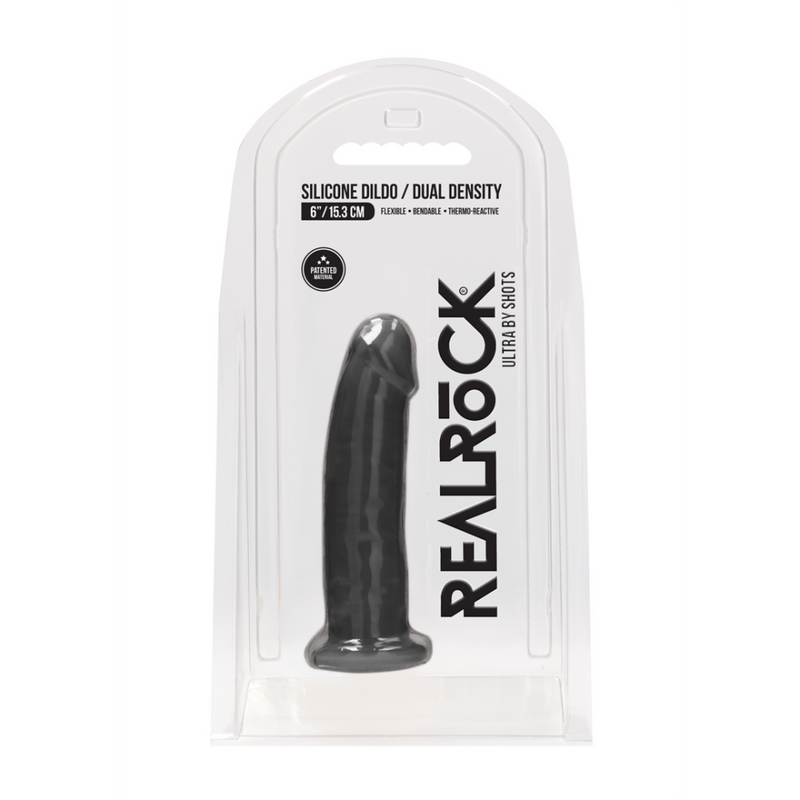 Silicone Dildo without Balls - 6 / 15 cm