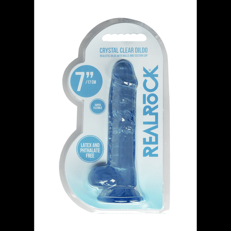 Realistic Dildo with Balls - 7 / 17 cm