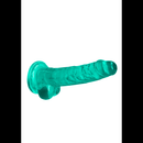 Dildo réaliste avec boules - 7 / 17 cm
