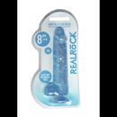 Dildo réaliste avec boules - 8 / 21 cm