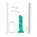 Dildo Non-Réaliste avec Ventouse - 7 / 17 cm