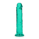 Dildo réaliste droit avec ventouse - 7'' / 18