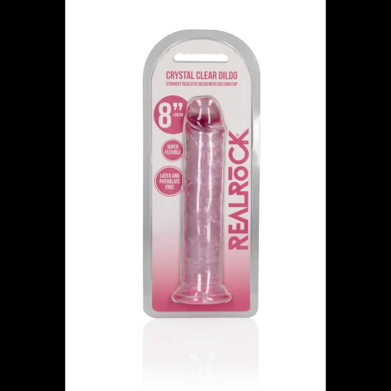 Straight Realistic Dildo with Suction Cup - 8'' / 20