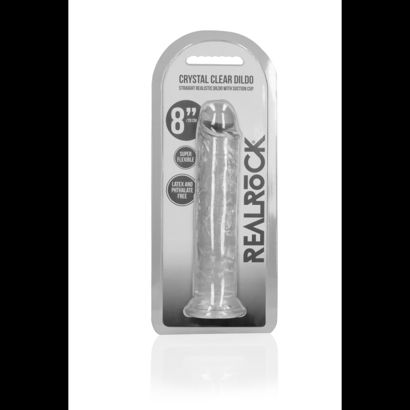 Straight Realistic Dildo with Suction Cup - 8'' / 20