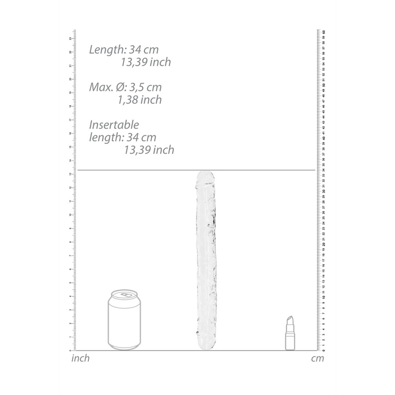 Realistic Double Dong - 13'' / 34 cm