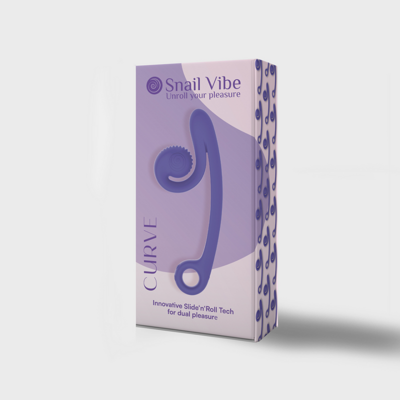 Snail Vibe - Curve Vibrator - Purple