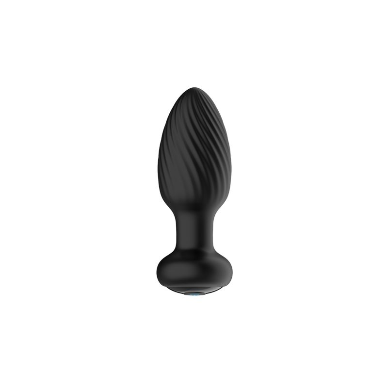 Tornado - Remote Control Rotating Butt Plug - Black