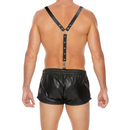 Split Leather Suspenders for Men